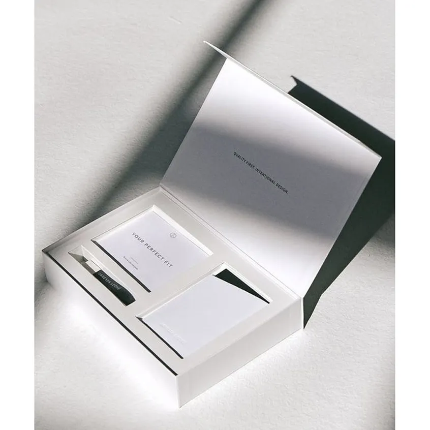 Benutzer definierte Druck mode handgemachte Geschenk karte Verpackung Magnet karton Papier Geschenk box mit Tablett Fach