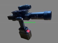 Pistolet laser haute puissance 750W avec allumage longue distance, coupe de branches et dégagement d'obstacles, portée de 100 mètres, 42V, garantie 1 an
