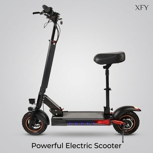 XFY Vente en gros de trottinettes électriques NFC de 10 pouces avec siège pour adultes, trottinette pliable, sûre et stable, trottinette électrique - Product Image 1