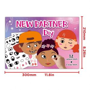ชุดของเล่นสร้างสรรค์หน้ากาก DIY สำหรับเด็ก ของขวัญสุดพิเศษ ไม่ต้องหน้าจอ พร้อมแผ่นกิจกรรม 12 หน้า และสติกเกอร์ 2 แผ่น - Product Image 5
