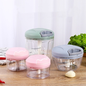 Mini picadora <span class=keywords><strong>Manual</strong></span> de verduras y frutas de 900ML, accesorios de cocina, licuadora con tirador <span class=keywords><strong>manual</strong></span>, trituradora de ajo, jengibre, cebolla y carne - Product Image 4
