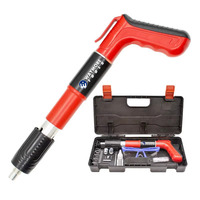 Pistola Clavadora Manual de Concreto de Acero Inoxidable de Alto Rendimiento con 5 Velocidades Ajustables, Mango de Plástico, Fácil Operación, para Bricolaje e Industrial