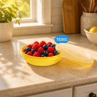 Conteneur alimentaire jetable TeGuan durable en PP de qualité alimentaire, inviolable, avec fermeture sécurisée, compatible micro-ondes, 10 oz, boîte de préparation de repas moderne multi-usage