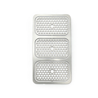Maille dentaire en titane, plusieurs spécifications : 45x23mm, épaisseur 0.6mm, trous de 2.1mm et 2.4mm, modèles T1, T2, H, 2 pièces, 3 pièces