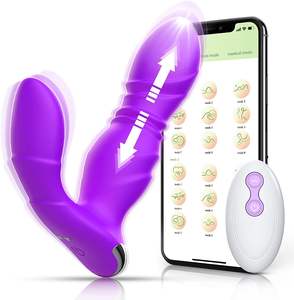Vibromasseur anal sans fil télécommandé avec masseur de <span class=keywords><strong>prostate</strong></span> masculin télescopique Stimulation du point G Orgasme pour femmes Sex Toys - Product Image 6