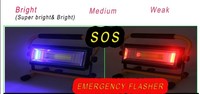 Lampe torche LED rechargeable d'urgence PLD super lumineuse en alliage d'aluminium, indice IP55, 100-1000 lumens, lampe de travail portable