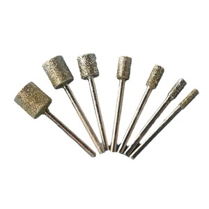 Cabezal de Pulido de Diamante Cilíndrico de Grano Grueso para Tallado de Jade, Herramienta Eléctrica para Amoladora, Broca Grabadora para Joyería DIY - Product Image 4