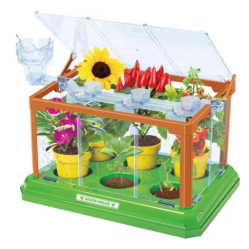 お誕生日おめでとうギフト子供温室成長玩具セット男の子女の子屋内植物遊びのための子供ガーデニングキット