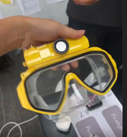 Tragbare Monitore Winait Tauchkamera-Brille mit 5 Megapixel CMOS-Sensor LED-Blitzlicht