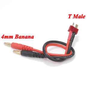 NEEBRC XT30 XT60 XT90 T Plug Charge Line Male/Female Connector Plug to 4mm <span class=keywords><strong>Bannana</strong></span> Plug Silicone Wire 200mm for RC Battery Cable - Product Image 2