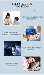 Masque pour les yeux jetable en coton de vente chaude patch de soin des yeux chauffant à la vapeur auto-chauffant pour l'utilisation des compagnies aériennes - Product Image 3