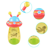 Sac de boxe gonflable en PVC pour enfants, personnalisé, Animal de dessin animé, sac de boxe pour enfants