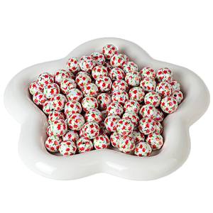 Perles en acrylique de 16 mm, motif floral léger et frais, couleurs mélangées, pour la confection de stylos et accessoires DIY - Product Image 5