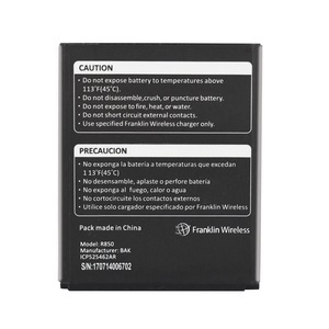 <span class=keywords><strong>Batterie</strong></span> au lithium-ion Franklin 3.8V 2450mAh <span class=keywords><strong>pour</strong></span> téléphone <span class=keywords><strong>portable</strong></span> sans fil R850 T9 R871 R717 Hotspot en stock - Product Image 1