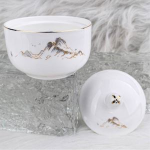 Assiettes de présentation florales en porcelaine fine, vaisselle en porcelaine florale, pot à thé de l'après-midi, pot à lait, assiette à dessert - Product Image 3