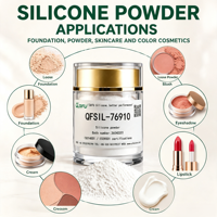 Bubuk Silikon Bulat Bahan Kosmetik untuk Foundation Lipstik Concealer dengan Tekstur Halus Efek Matte Soft Focus