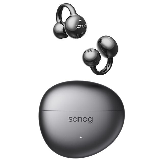 Sanag S7S AI Bone Conduction Headphones Open Ear Wireless Bluetooth 5.4 IPX7 Waterproof Sports Running Cycling Earphones