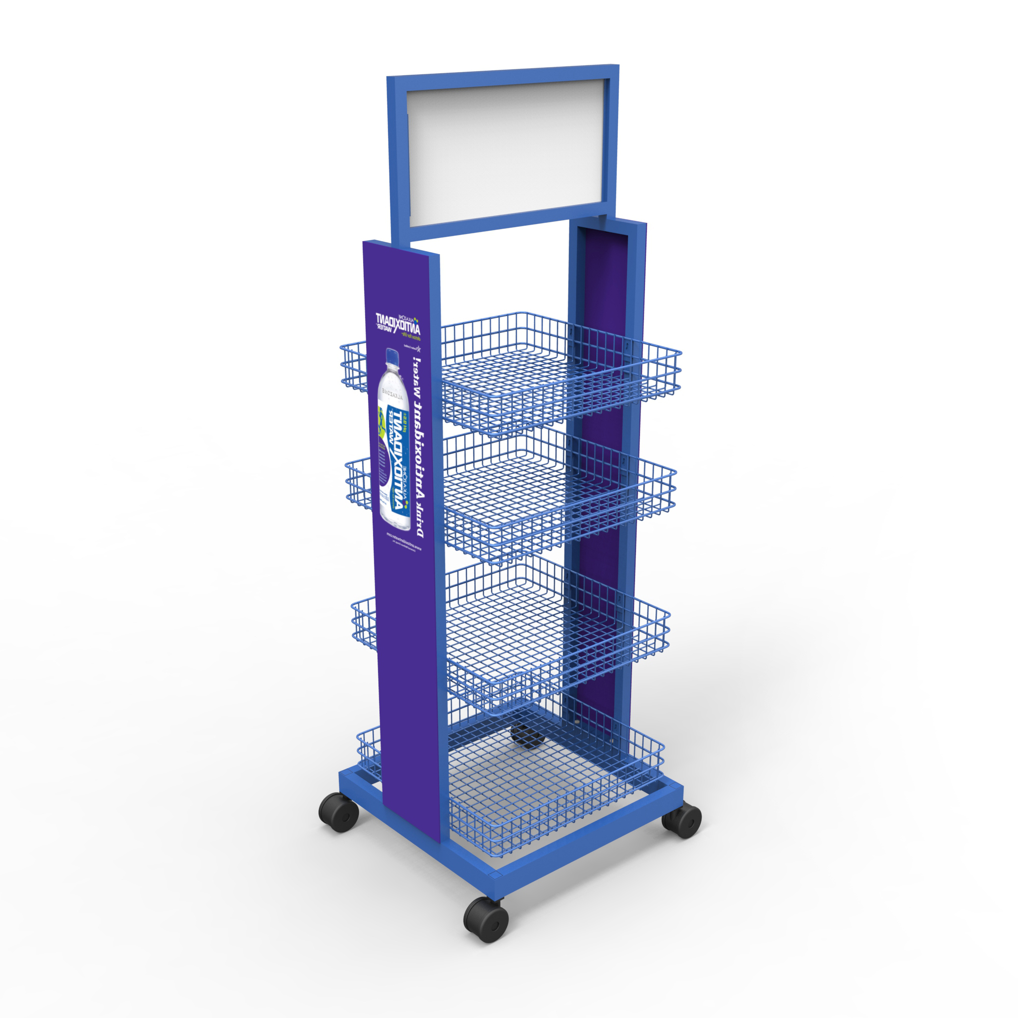 Customized Modern Countertop Rotating Metal Display Stand with for Pegboard Design for Smart Glasses — view 2