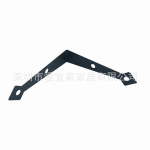 Support d'angle en L AYJ 100x100x20mm en fer pour étagère, connecteur de quincaillerie pour meuble de garde-robe - Product Image 1