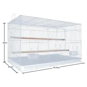Sıcak satış ucuz fabrika papağan kafesi katlanabilir pet kuş metal kafesi kuş evi