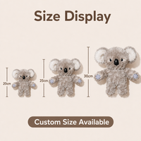 Peluche Koala Bouclé Personnalisée – Jouet en Peluche Koala Doux – Conception de Poupée Koala – Décoration – Faible MOQ – Meilleur Service OEM ODM – Direct Usine