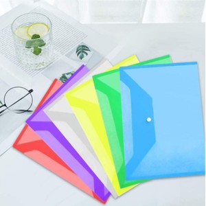 Prix d'usine le plus bas, enveloppes en plastique format A4 avec fermeture à pression, dossiers pour documents - Product Image 4