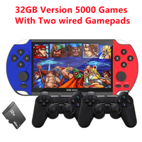 Console de jeu portable rétro X40mini 6,5 pouces, 16 Go, plus de 6000 jeux intégrés, prend en charge les formats GB/GBC/MD/FC/SFC, multi-régions (UE/États-Unis/Royaume-Uni)