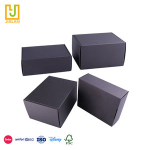 Produk Terlaris Di Dunia Permukaan Hitam Mengkilat dengan Font Sederhana Kemasan Kotak Kertas Bergelombang Kualitas Tinggi - Product Image 2