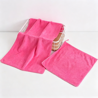 Serviettes en gros pour hôtel, salon de coiffure, spa, salon de beauté, ensemble de serviettes pour le visage et les mains avec logo personnalisé