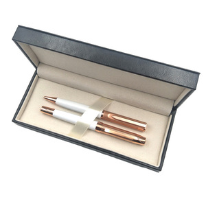 Luxury Signate Metal Ball-Point Pen And Roller Pen Set With Gift Box