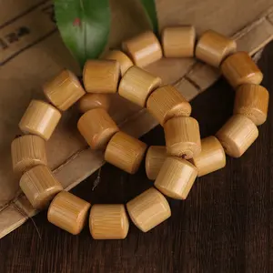 Bamboo Section Jade Lotus Fragrance Hand String 0.8 *16 Men and Women Stationery Decorative Rosary Bracket