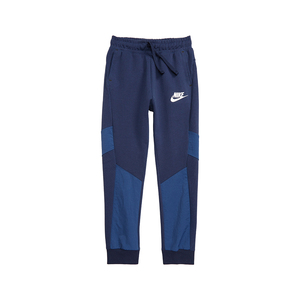 Nike กางเกงกีฬาขนแกะสำหรับเด็กผู้ชายสีกรมท่าเข้ม-100% ของแท้ - Product Image 1