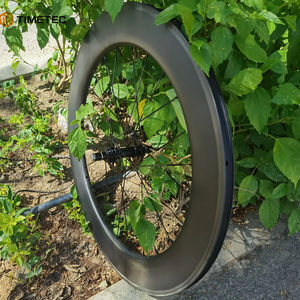 トラックバイク カーボンホイール ピスト ホイールセット 60mm 82mm ハイト クリンチャー ダブルコグハブ シングルスピード 自転車 クリンチャーホイールセット - Product Image 6