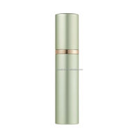 Atomiseur de parfum portable en aluminium de 10 ml avec pompe pulvérisatrice, intérieur en verre sérigraphié, rechargeable, format de poche, diffuseur à bâtonnets de voyage