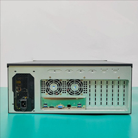 Panel Kontrol Industri Aluminium 4U Dual Channel Motherboard EATX Power Supply ATX USB Server Room Siap Rak-Mount Stok Lengkap