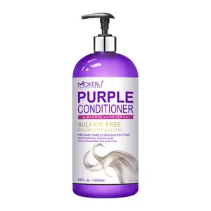 Oem, фиолетовый Кондиционер без сульфата, питательный восстанавливающий 100% органический Сияющий Кондиционер для волос, серебристый, фиолетовый