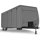 RV & Trailer Cover <span class=keywords><strong>Toy</strong></span> Hauler RV Travel Trailer Camper Cover con Tongue Jack Gutter Covers - Product Image 2