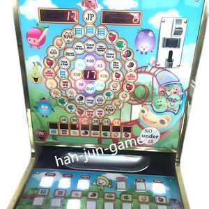 Machine Bonanza en bois de haute qualité Arcade à pièces Mario Fruit King Console de jeu anglais 110/220V - Product Image 1