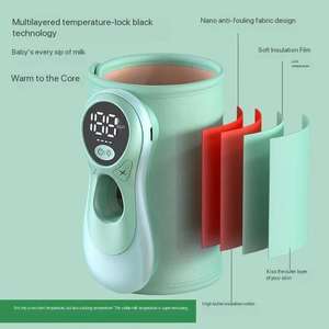 Chauffe-biberon USB, sac isotherme pour poussette de voyage, chauffe-biberon portable, Noël - Product Image 2