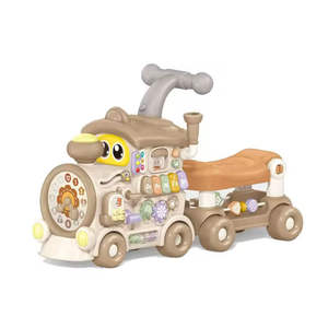 Marche-bébé Montessori pour tout-petits - Jouet sensoriel d'apprentissage précoce pour bébés avec engrenage rotatif et lance-roquettes - Product Image 2