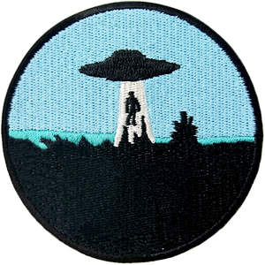 แผ่นปะผ้าปักลายวงกลม UFO แบบเย็บติด สำหรับตกแต่งเสื้อผ้า เป็นมิตรกับสิ่งแวดล้อม - Product Image 1