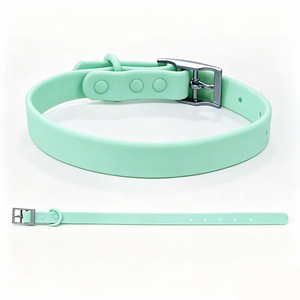 Ensemble <span class=keywords><strong>laisse</strong></span> et collier pour chien <span class=keywords><strong>en</strong></span> <span class=keywords><strong>Biothane</strong></span> personnalisé et imperméable, couleur macaron douce, silicone solide, style moderne et élégant - Product Image 5