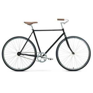 Usine de vélo <span class=keywords><strong>classique</strong></span> vendant un vélo néerlandais de banlieue urbaine avec un vélo de ville Europe en acier à vitesse unique pour les hommes dans la rue - Product Image 3