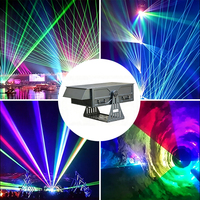 Projecteurs laser animés pleine couleur étanches pour l'extérieur, pour zones scéniques, bâtiments emblématiques, fontaines d'eau, projection sur rideau d'eau