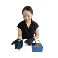 Robot Pelatih Rehabilitasi Jari Hemiplegia dengan Pijat Multi-mode untuk Fungsi Tangan Pasca Stroke Sarung Tangan Robotik (Portabel)