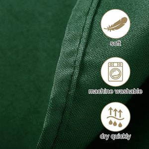 Hot Sale Emerald Green 120inch Woven 100% Polyester Wrinkle Free Durable Waterproof Customizable <b>Tablecloth</b> for Wedding Banquet - Product Image 4