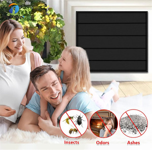 Custom <strong>Fireplace</strong> <strong>Cover</strong> Blanket Blocker Black Magnetic <strong>Fireplace</strong> Draft Vent <strong>Cover</strong> <strong>Fireplace</strong> Draft Stopper Blanket <strong>Cover</strong> - Product Image 6