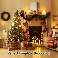 Guirlande de Noël en PVC artificiel vert de 50 pieds, décorations non éclairées, saison des fêtes, escaliers, garde-corps, cheminée, fenêtre, extérieur