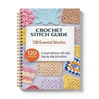 Carnet de planification de projets de crochet et de tricot exclusif à spirale, avec journal de bord et design pour les passionnés de fil – Cadeau idéal