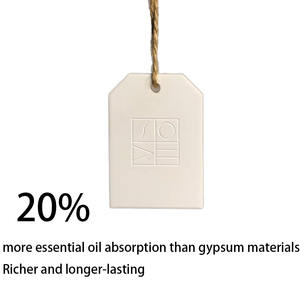 OEM personalizzato solido appeso armadio auto deodorante ceramica aromaterapia pietra essenziale diffusore di olio per la casa fragranza - Product Image 2